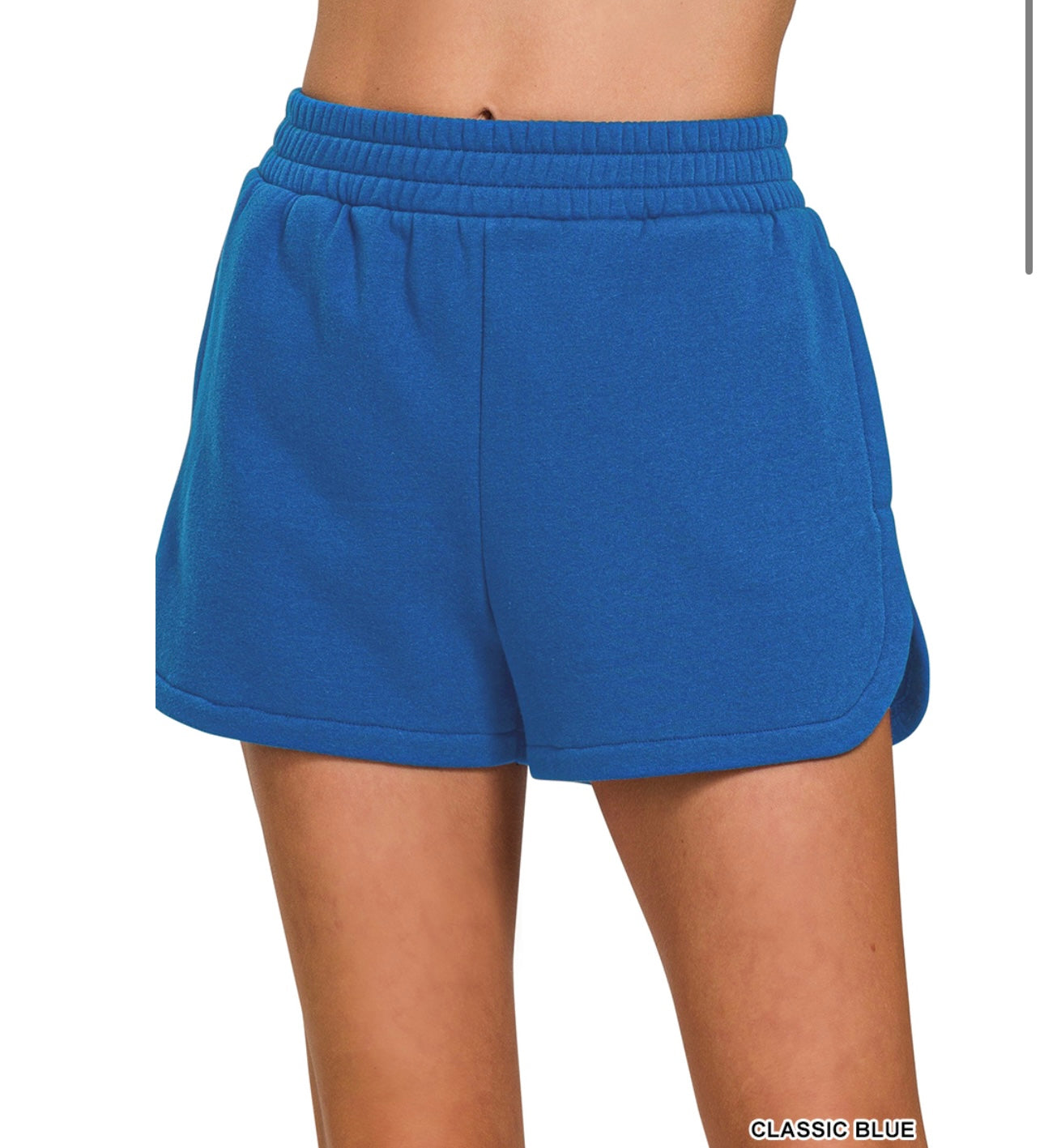 Fleece dolphin shorts