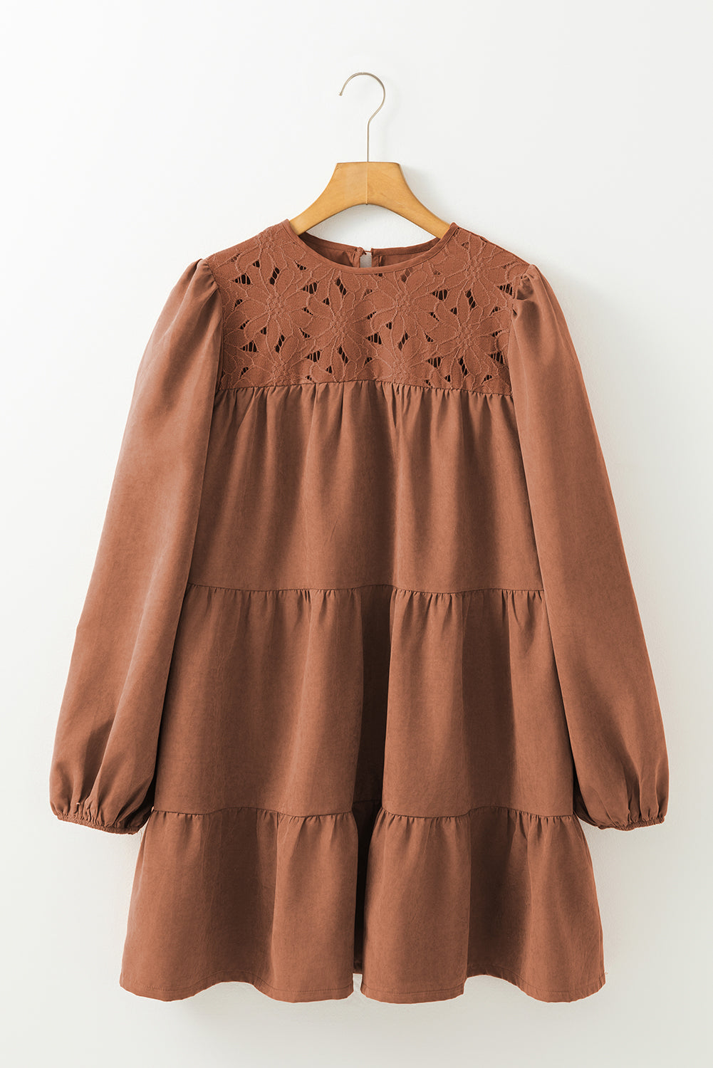 Chestnut Tiered Dress