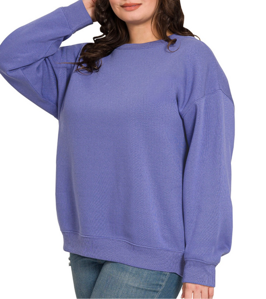 Fleece sweatshirt