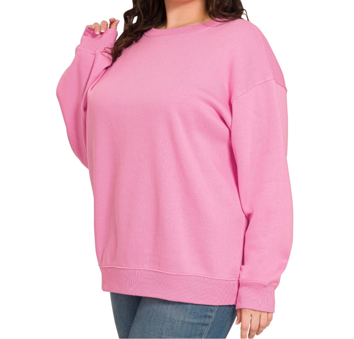 Fleece sweatshirt