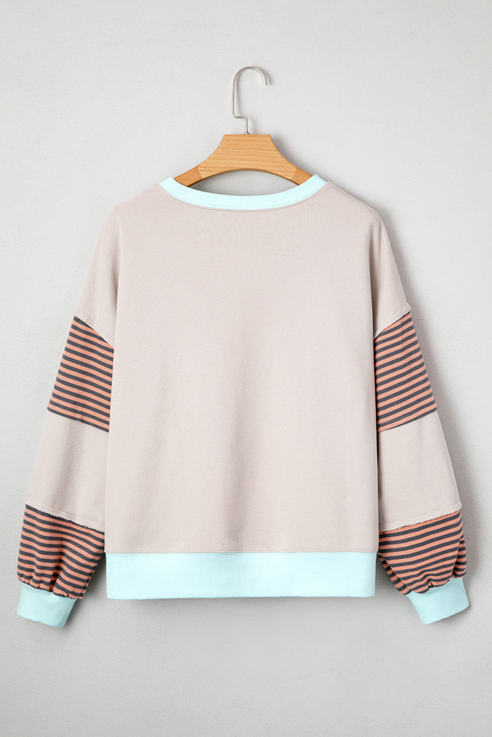 Jet Stream Striped Colorblock Sweatshirt