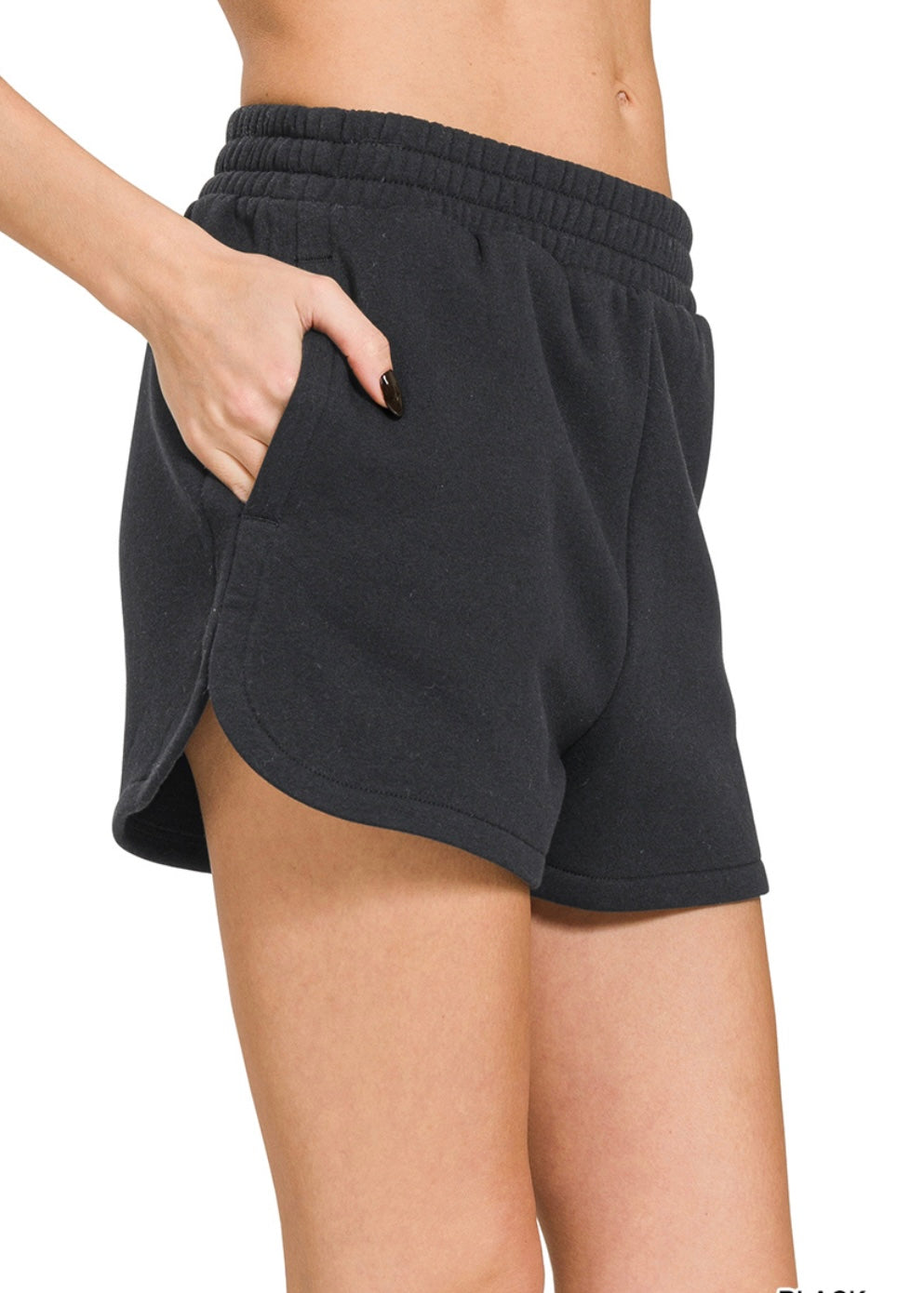 Fleece dolphin shorts