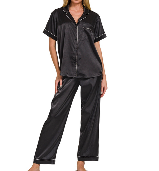 Satin pajama set