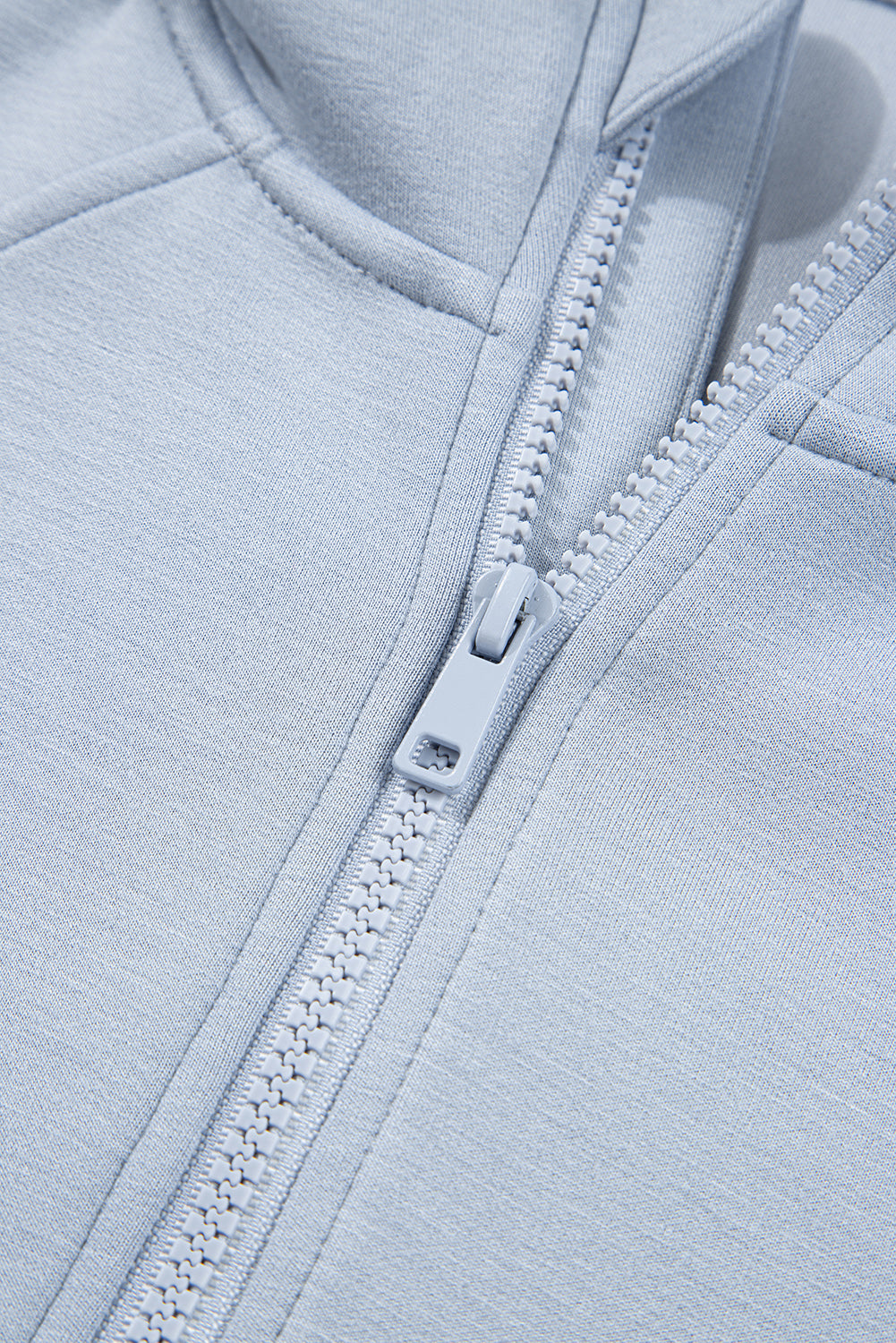 Half Zip Thumbhole Sleeve Hoodie  Pants 2pcs Outfit