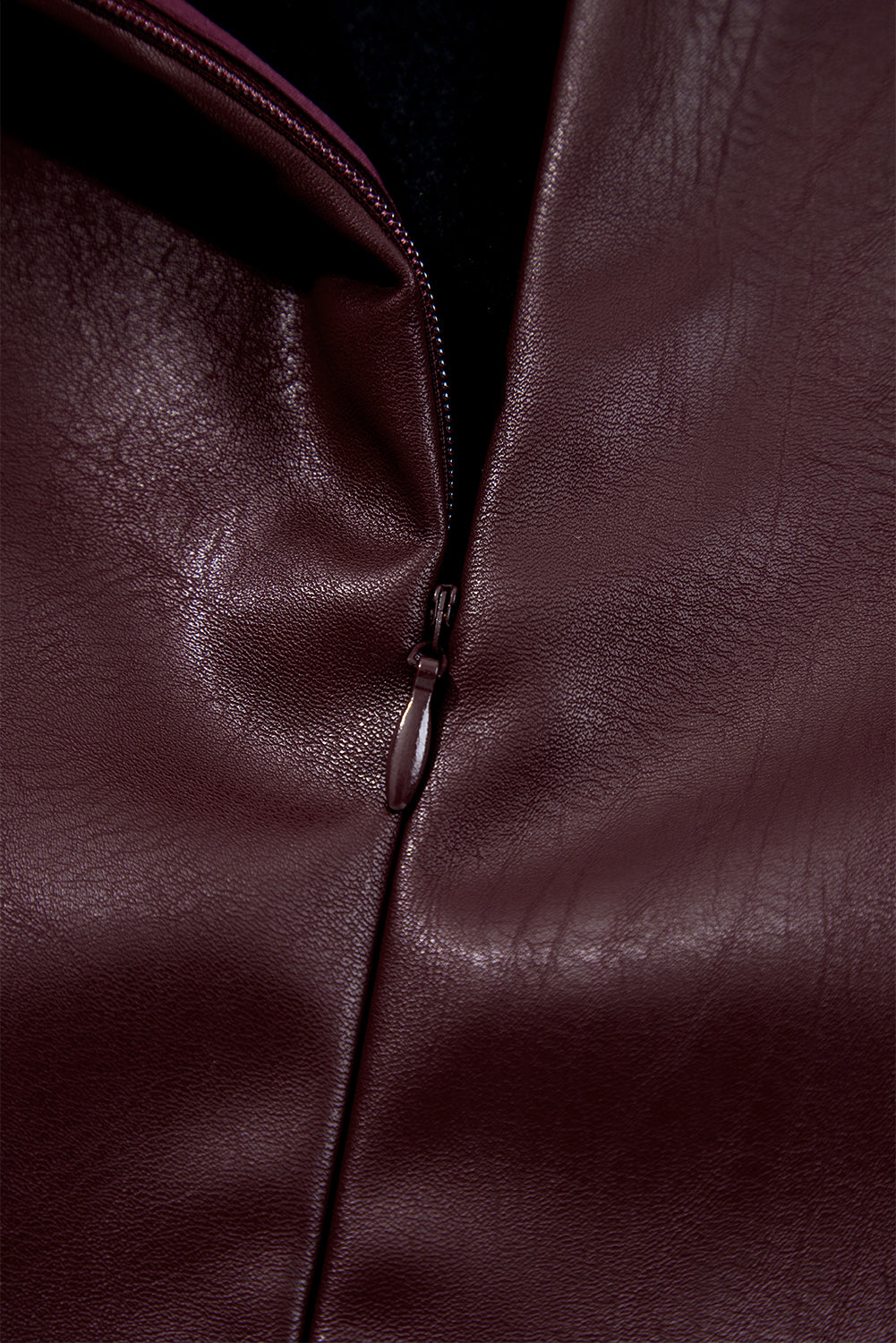 Wild Ginger Leather Dress